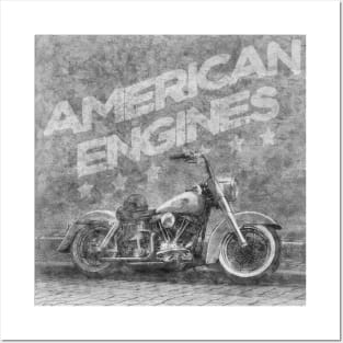 american engines Posters and Art